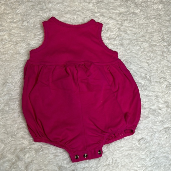 Carter’s Pink Floral Snap Onesie - Picture 3 of 7
